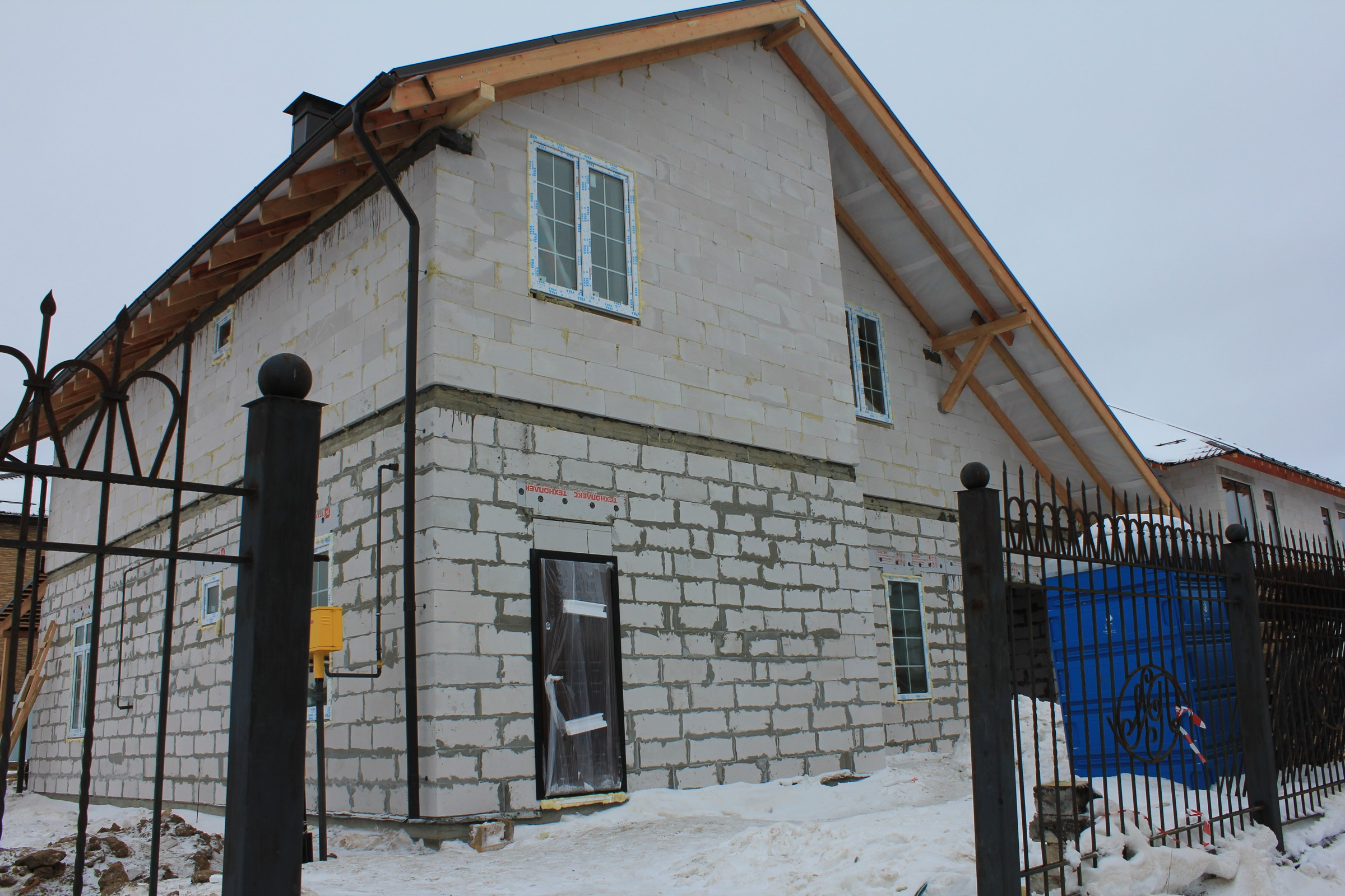 Обложка проекта: Дом из газобетонапод Дмитровом