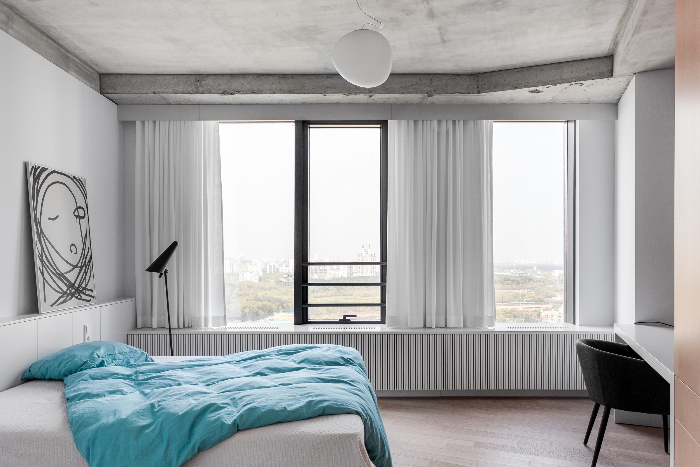 Houzz тур: Квартира с бетонными стенами