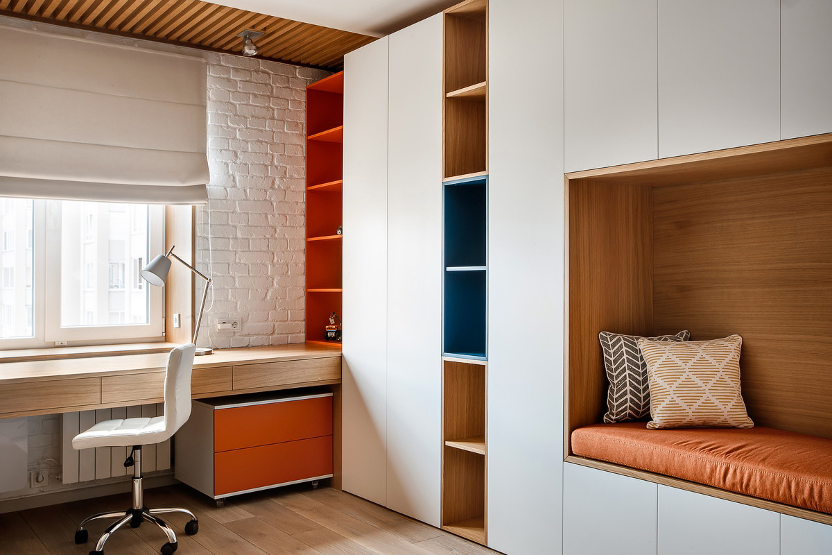 Квартира современной семьи с двумя детьми