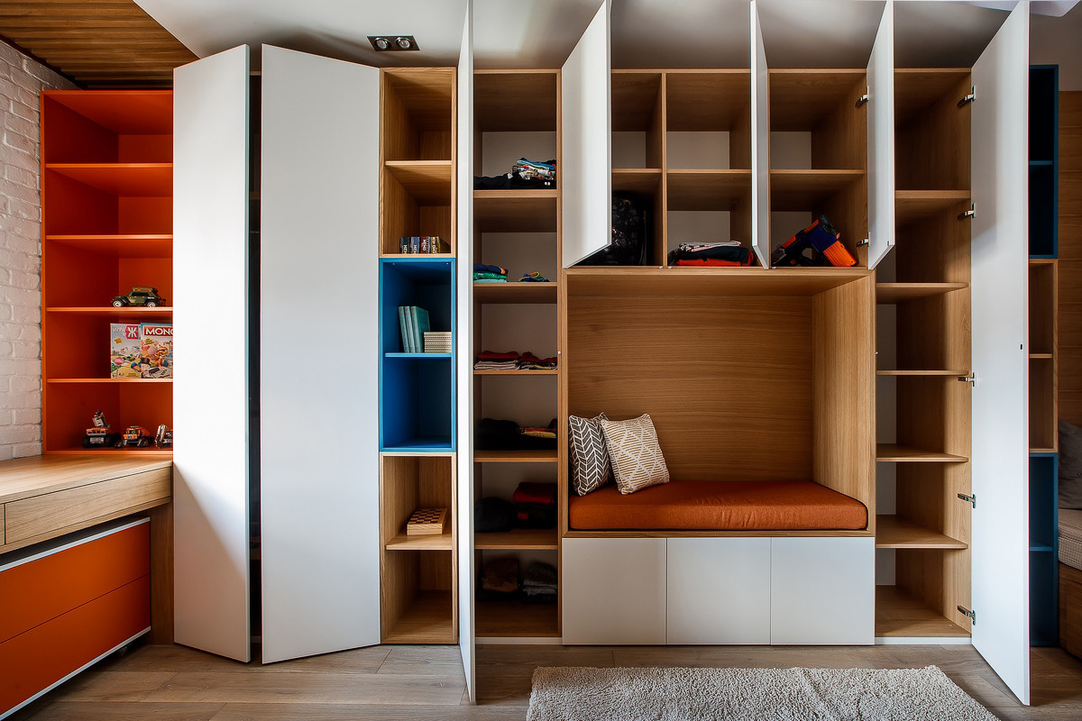 Квартира современной семьи с двумя детьми