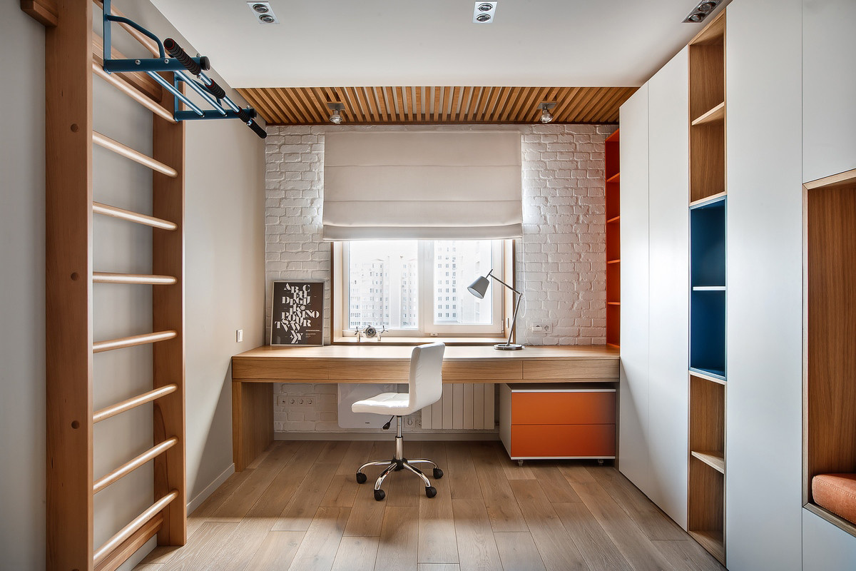 Квартира современной семьи с двумя детьми