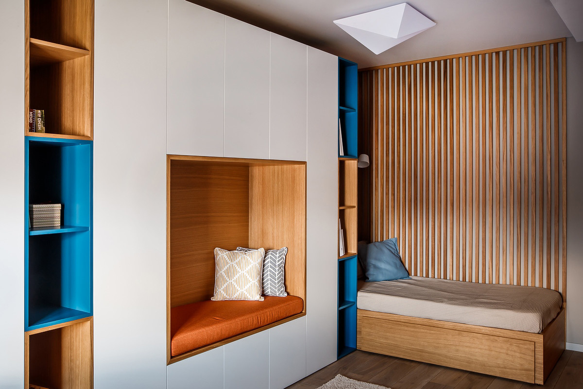 Квартира современной семьи с двумя детьми