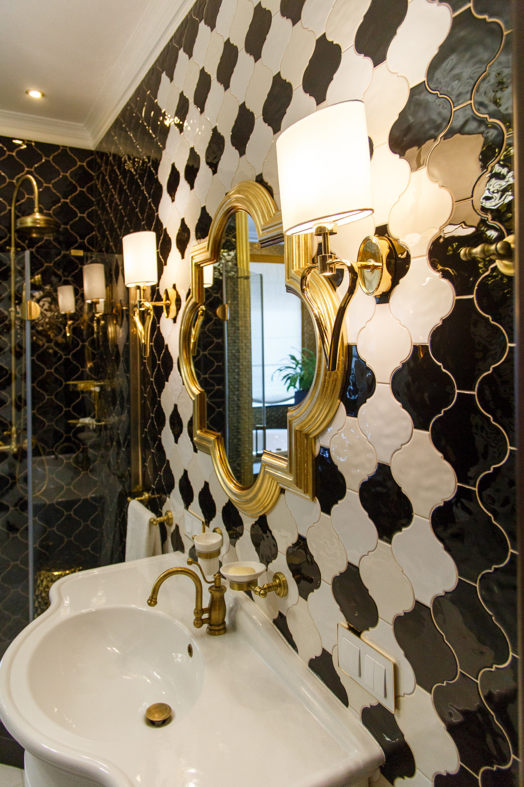 Интерьер загородного дома с двусветным пространством