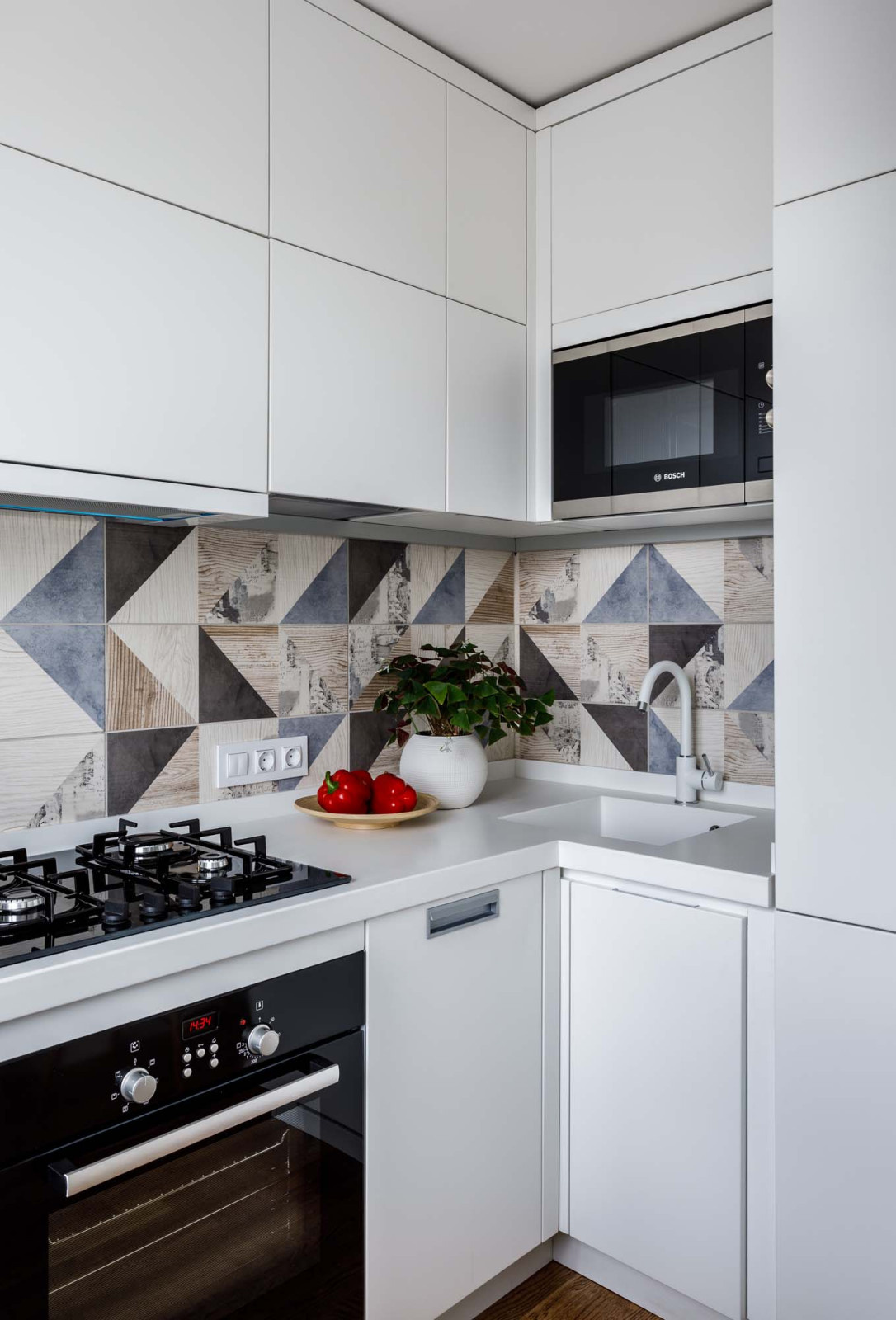 Светлая «скандинавская» студия 32 м² в Москве