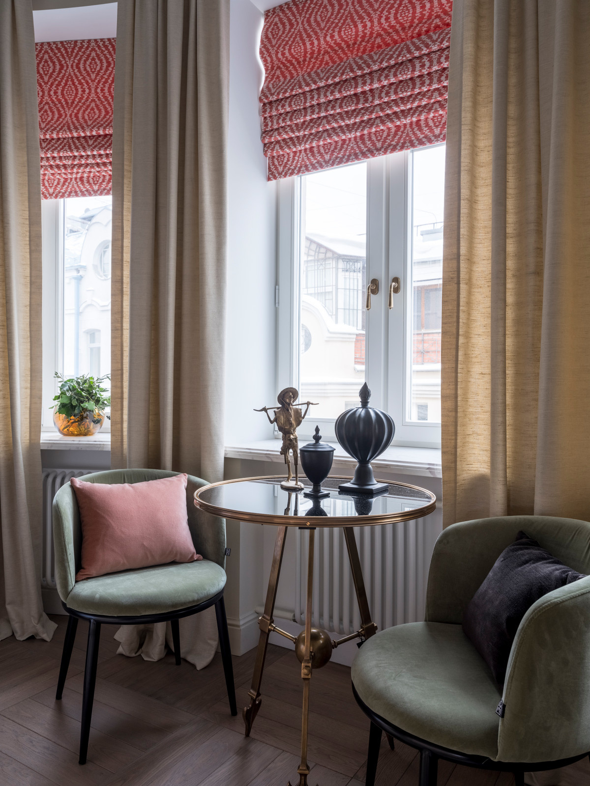 Романтичный интерьер на Сретенке 107 кв.м.