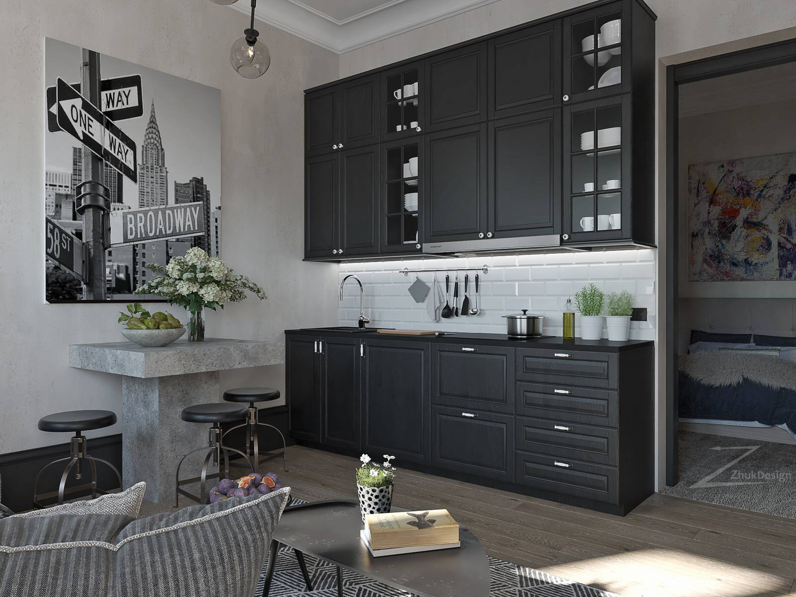 Дизайн апартаментов в европейском стиле