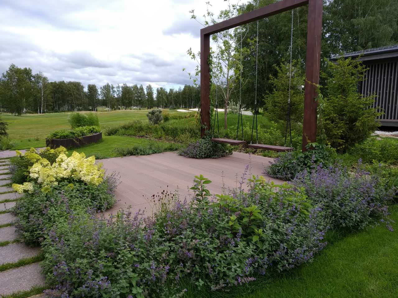 Участок с видом на гольф-поле