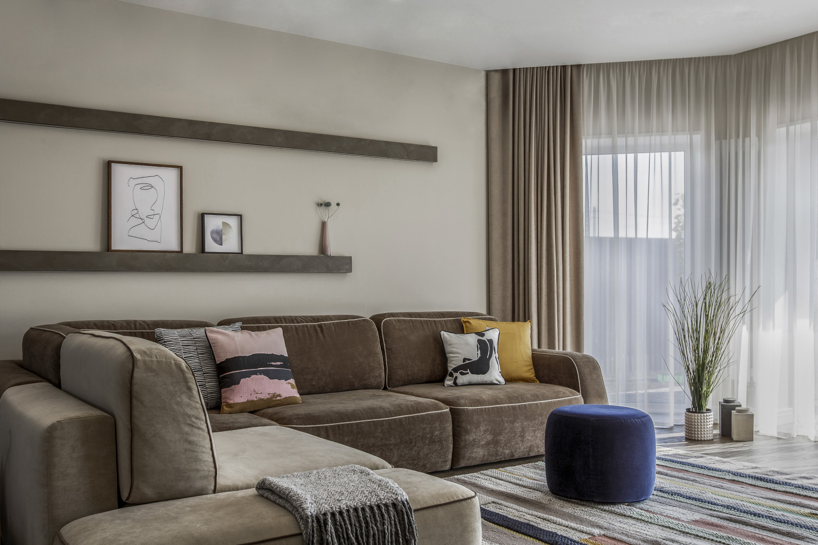 Частный дом Кухня- гостиная