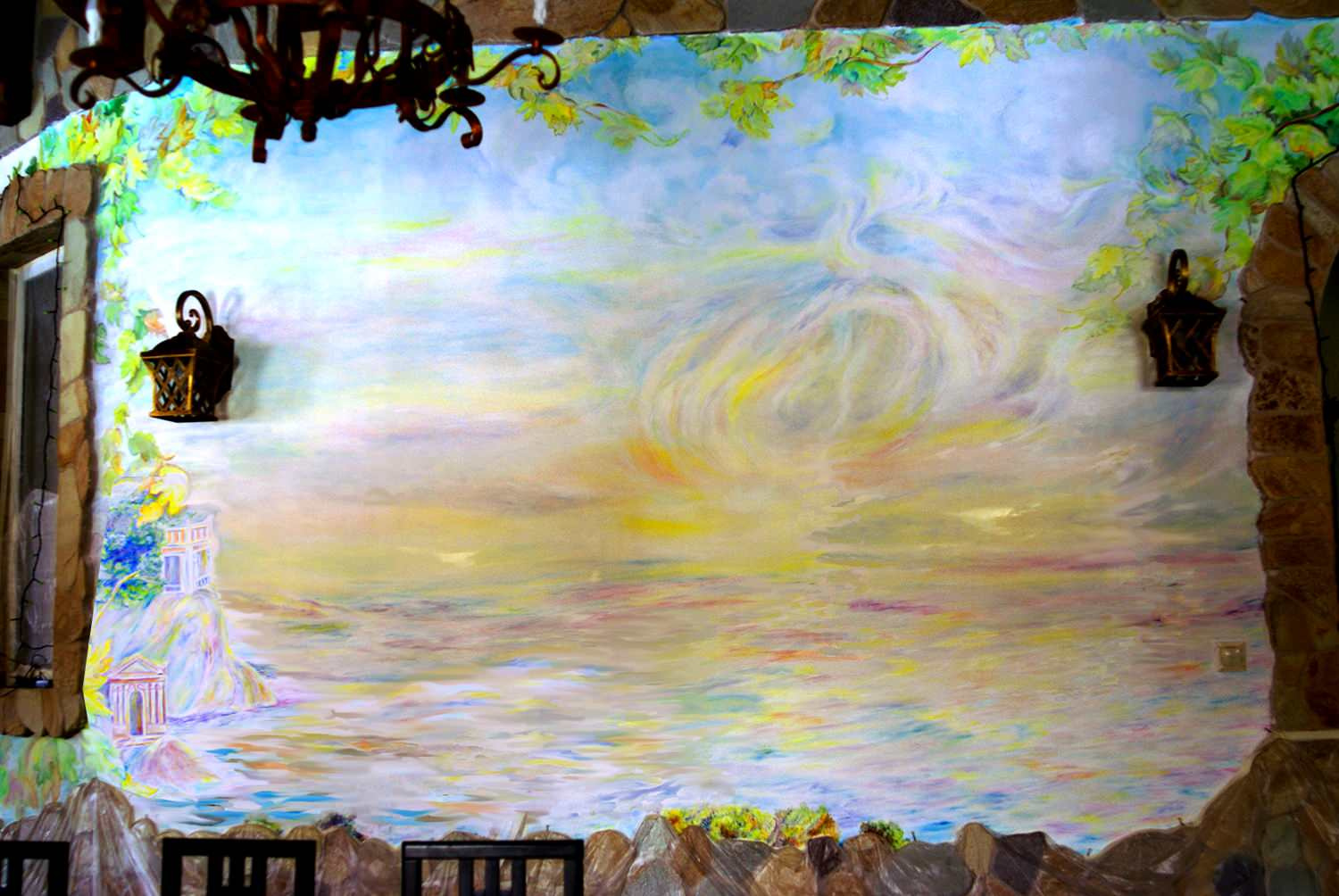 Декор интерьера: Роспись стен, барельеф, ручная лепка. Картины готовые