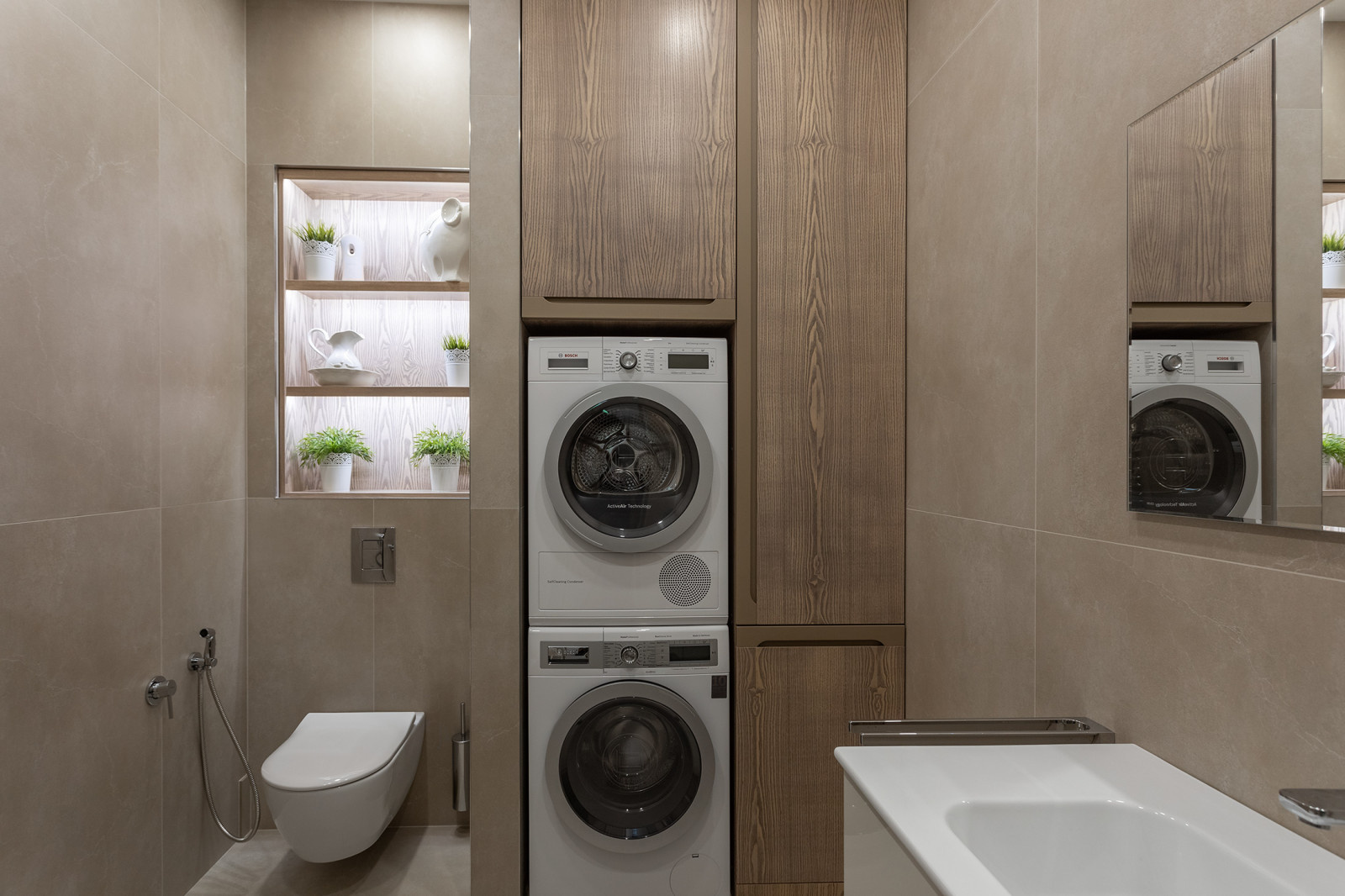 Интерьер двухуровневой квартиры в Калининграде.