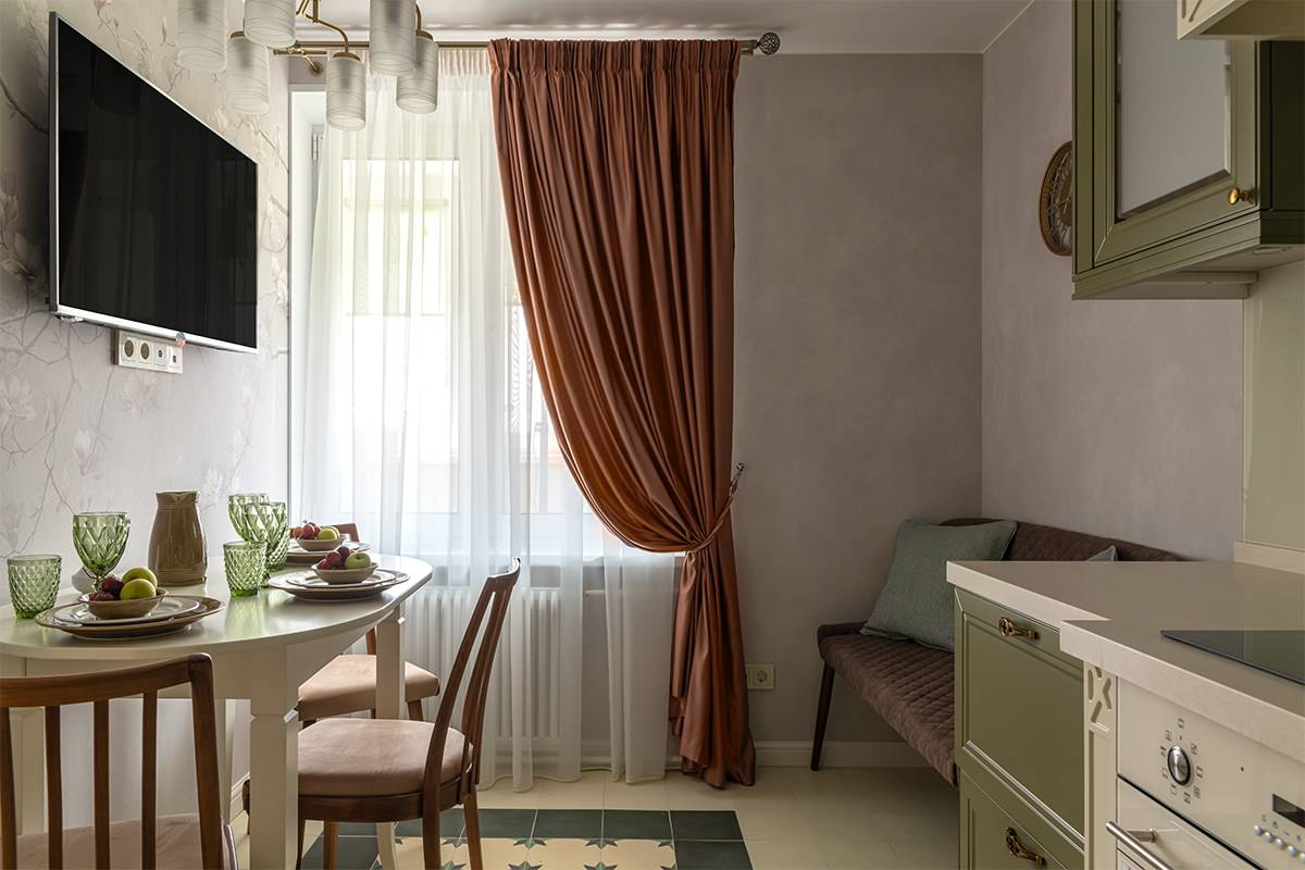 Маленькая квартира с весенними нотками. 38 м2. Серия дома П II-68.