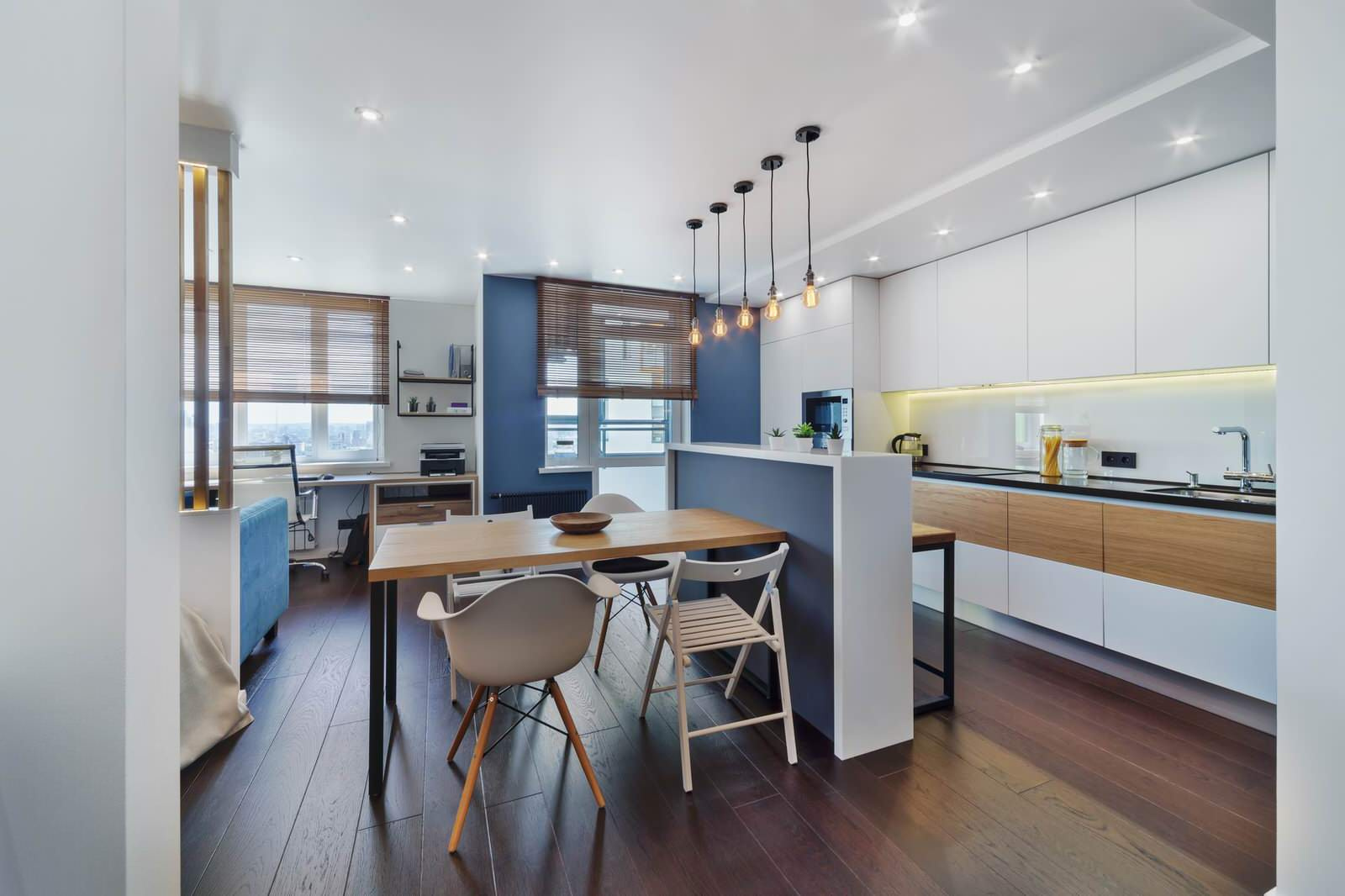 ЖК Малевич. Ремонт квартиры-студии в современном стиле в Екатеринбурге.