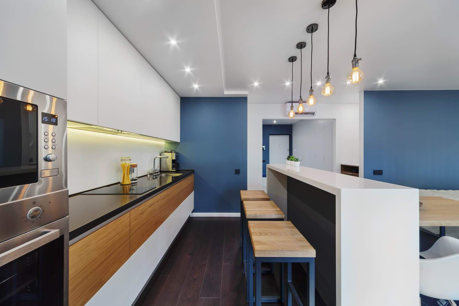 ЖК Малевич. Ремонт квартиры-студии в современном стиле в Екатеринбурге.