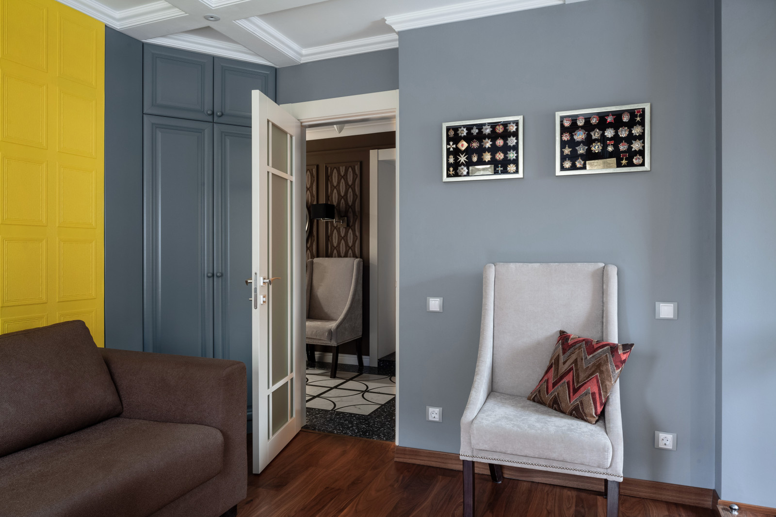 Квартира с элементами американского стиля.