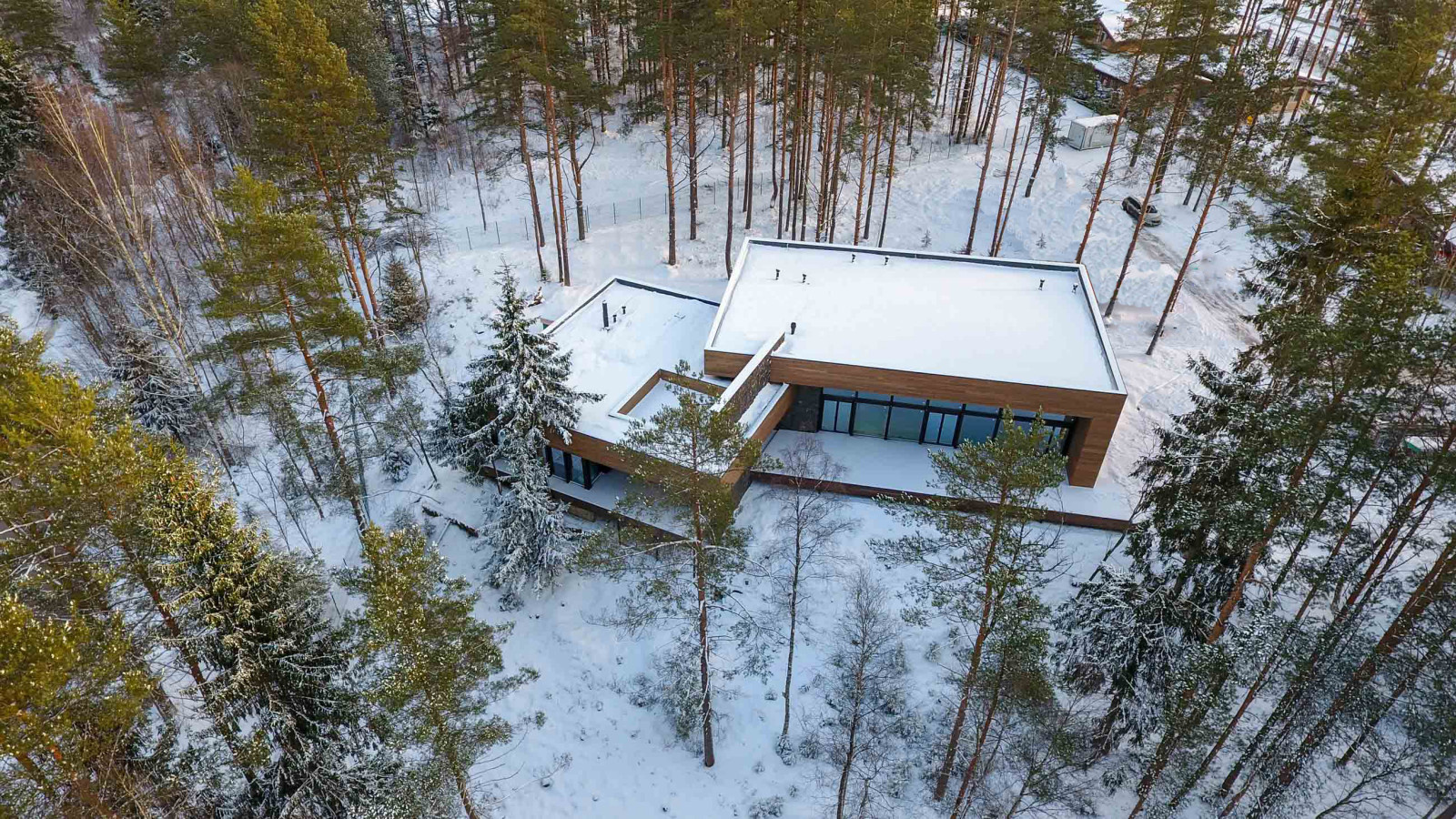 Коттедж в Охтинском парке