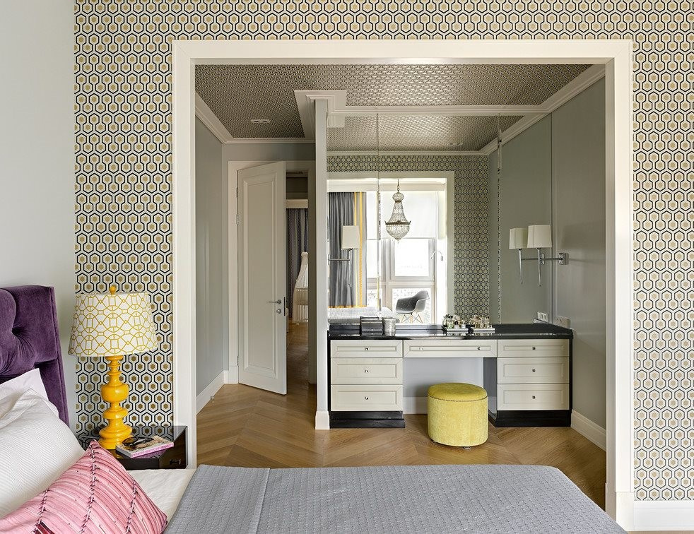 Современный интерьер с элементами ретро