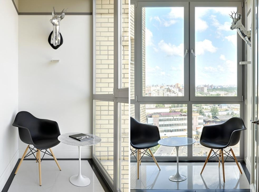 Современный интерьер с элементами ретро