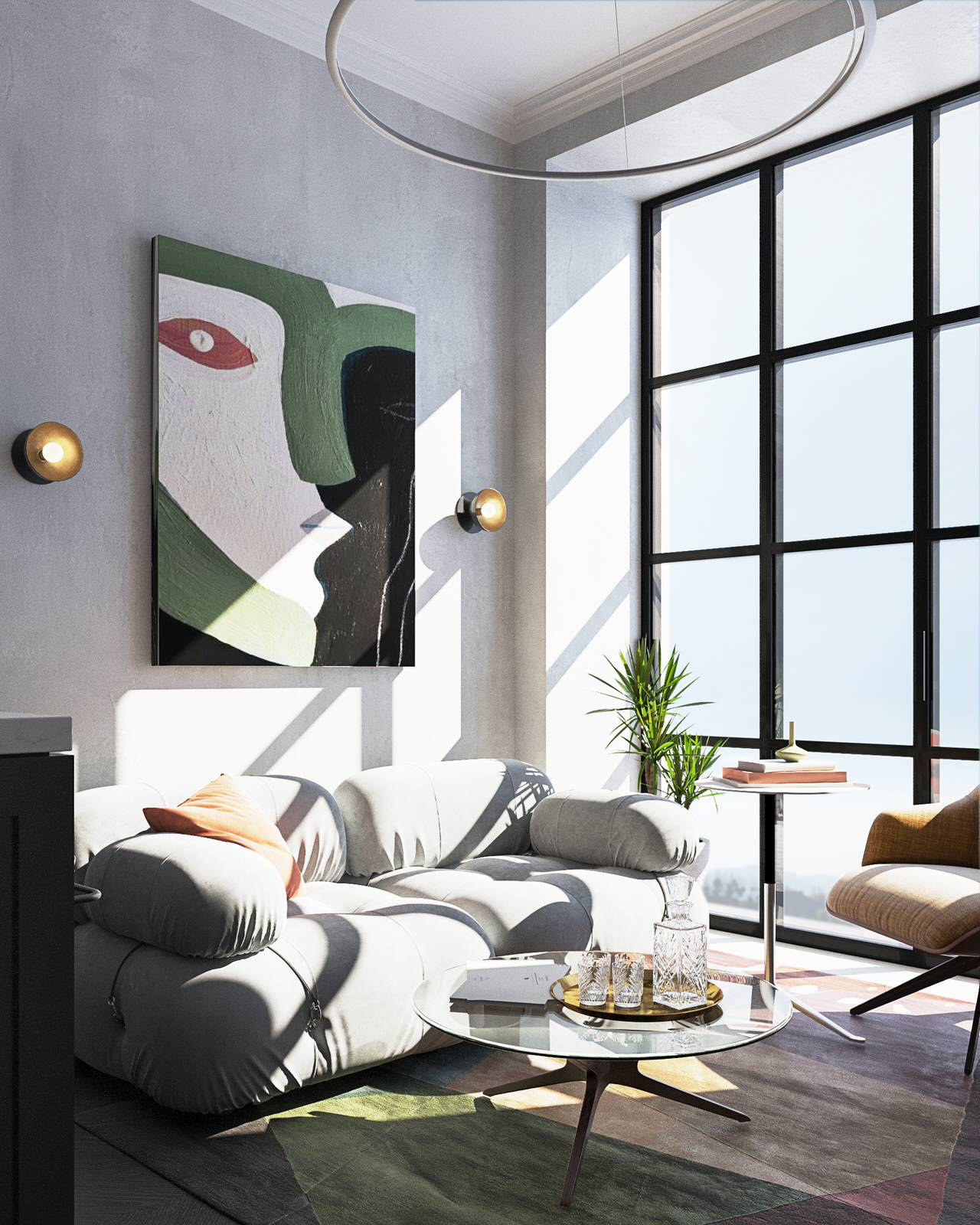 Дизайн квартиры под сдачу на Красной Поляне 50 кв.м.