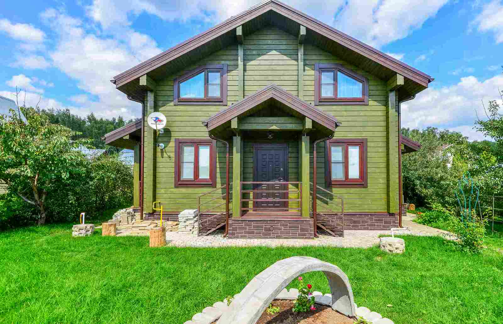 Обложка проекта: Дом из клееного бруса "Калязин"