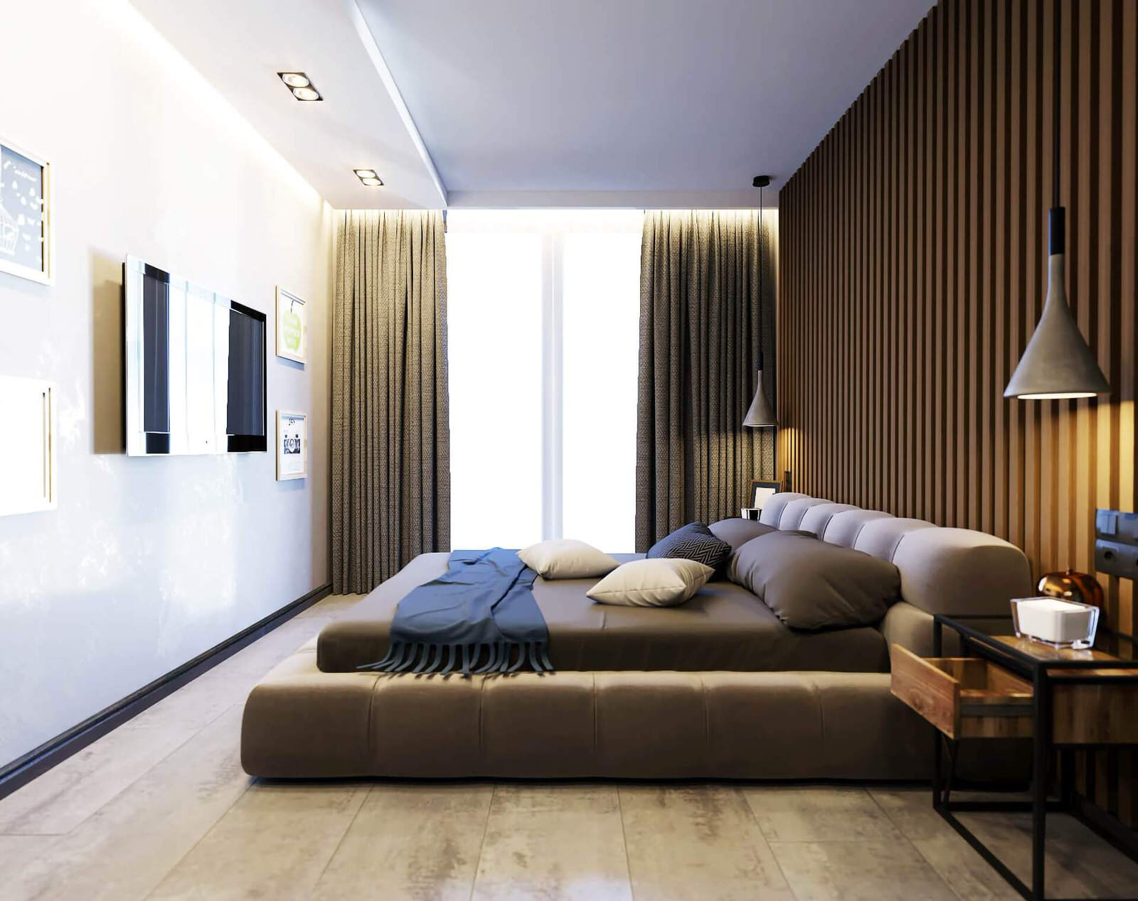 Interior design in apartment "Eco-style"