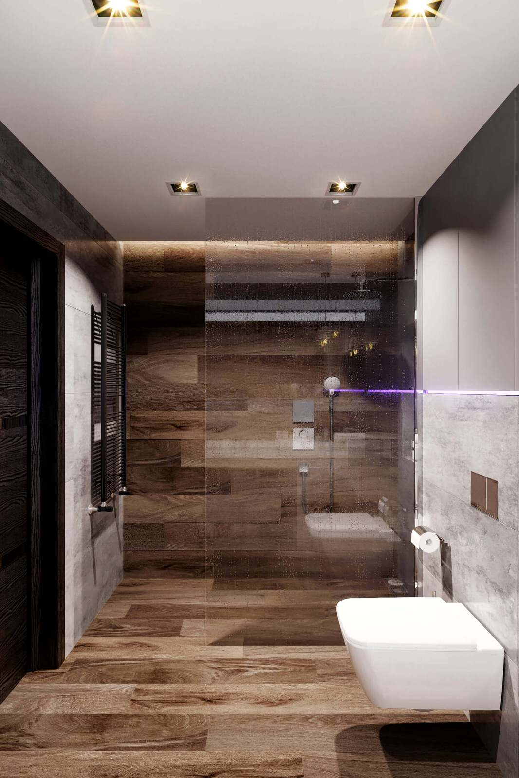 Interior design in apartment "Eco-style"