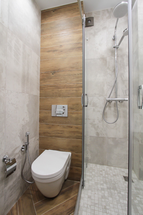 Санузел в 3х-комнатной квартире | 70м2 в ЖК Европейский