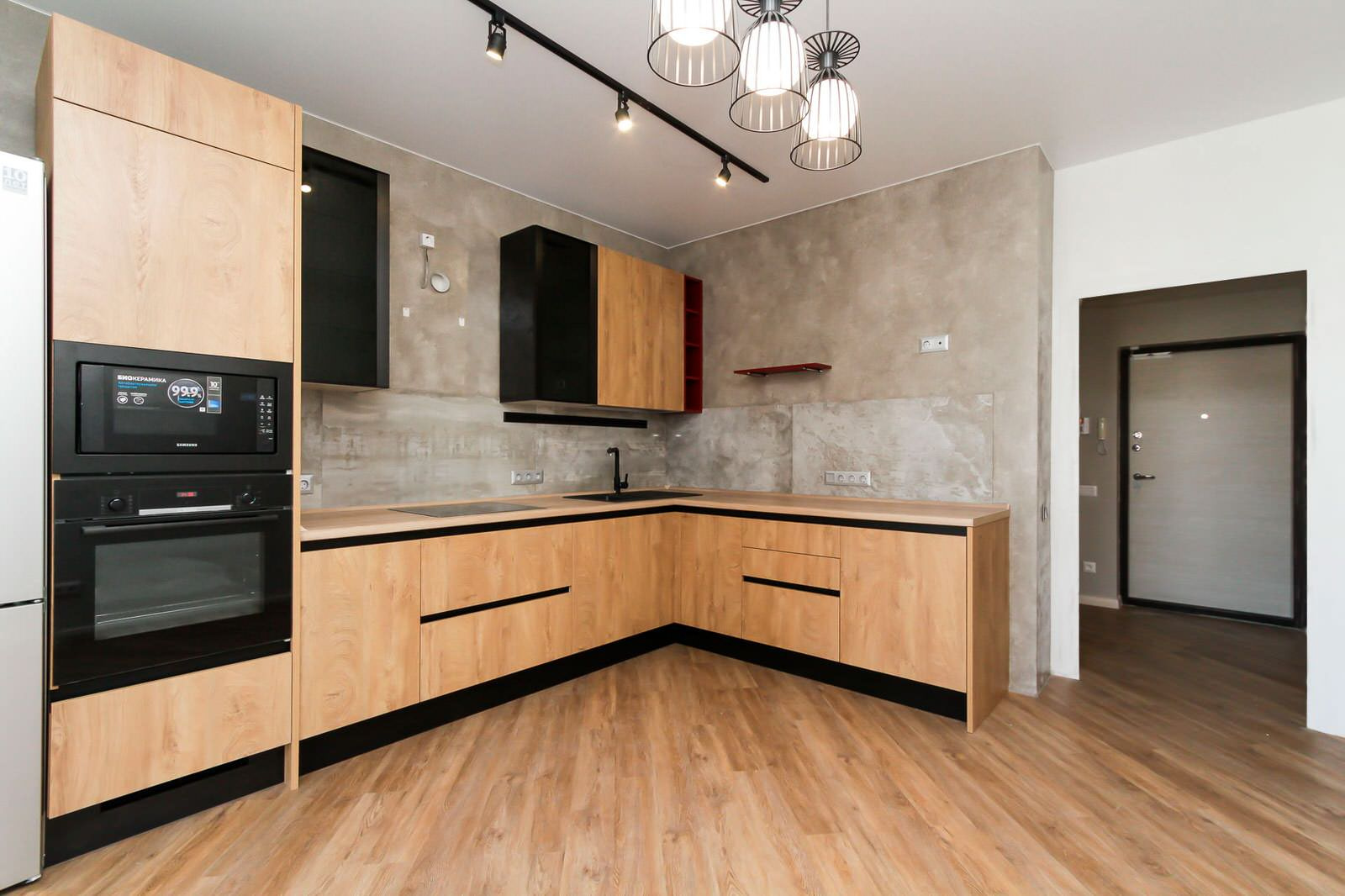 Кухня в 3х-комнатной квартире | 74м2 в ЖК Маковского