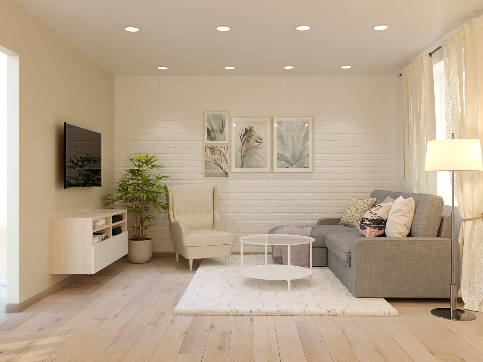 Коттедж 120 м2 в скандинавском стиле