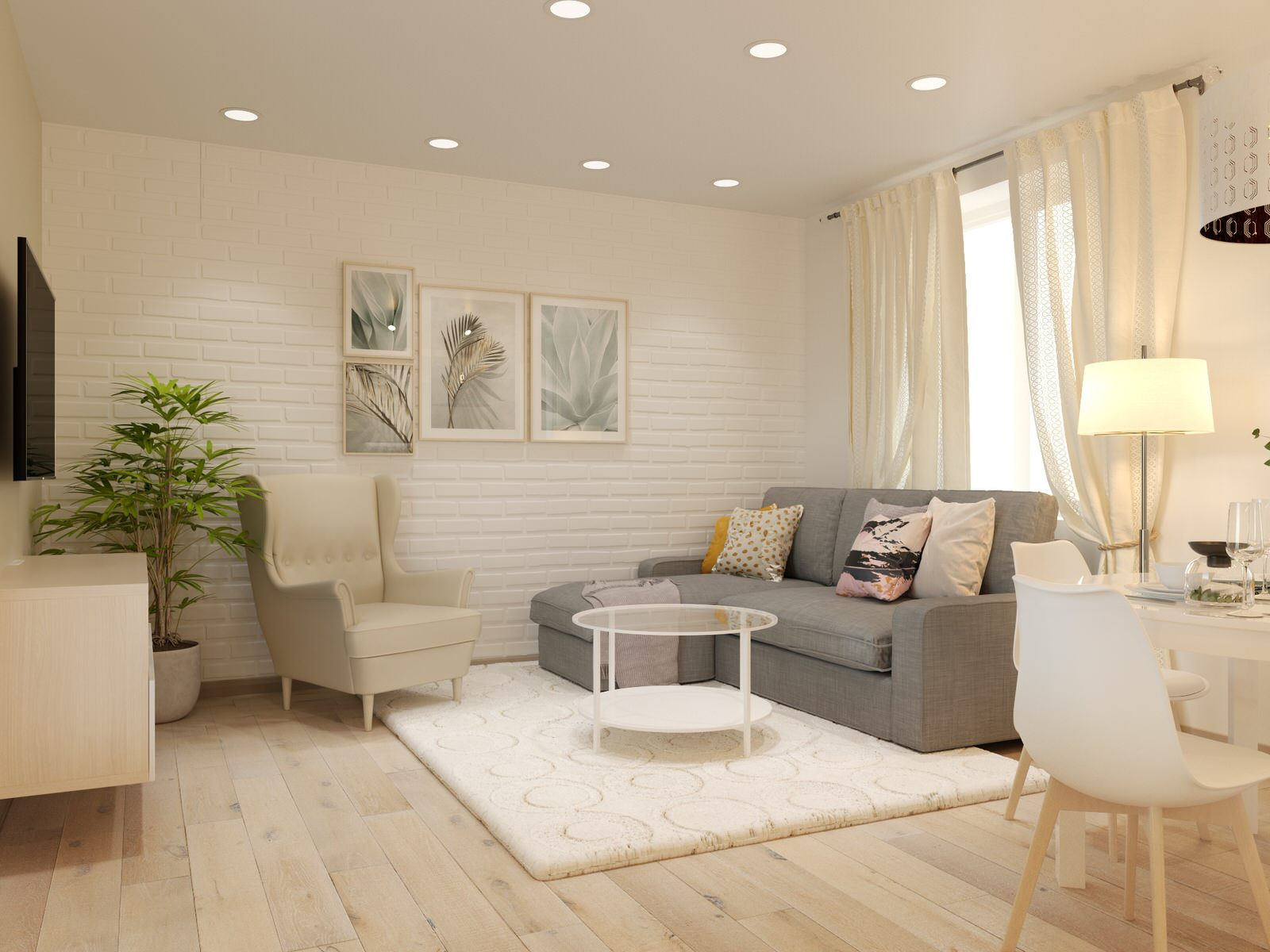 Коттедж 120 м2 в скандинавском стиле