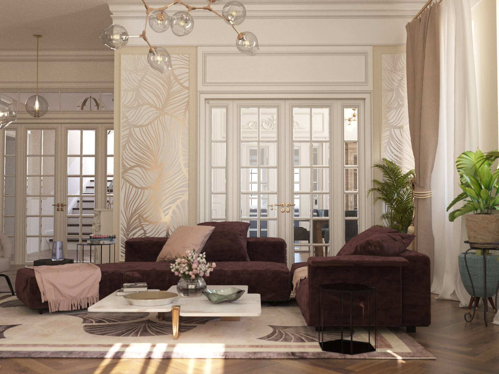 Дизайн-проект загородного коттеджа