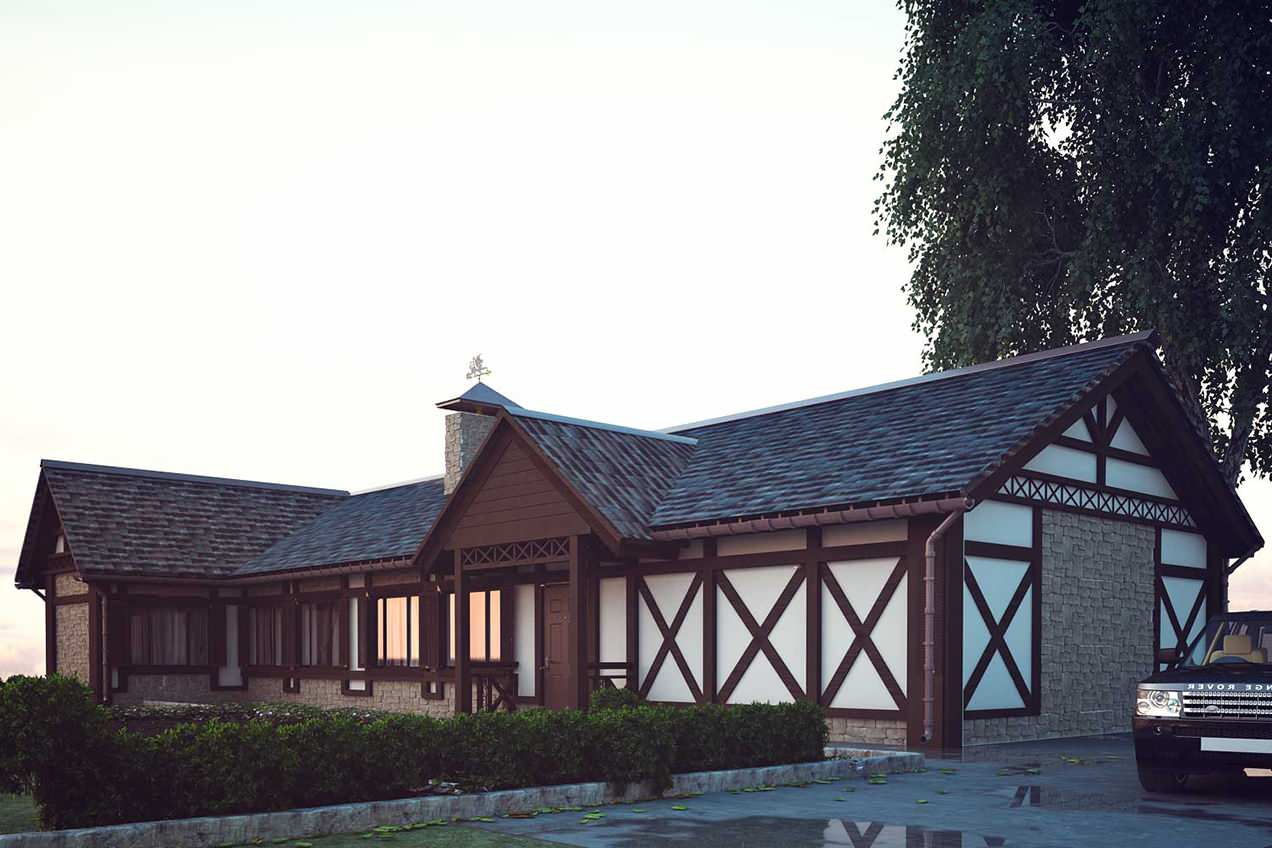 Образцово2 Фасад и двор