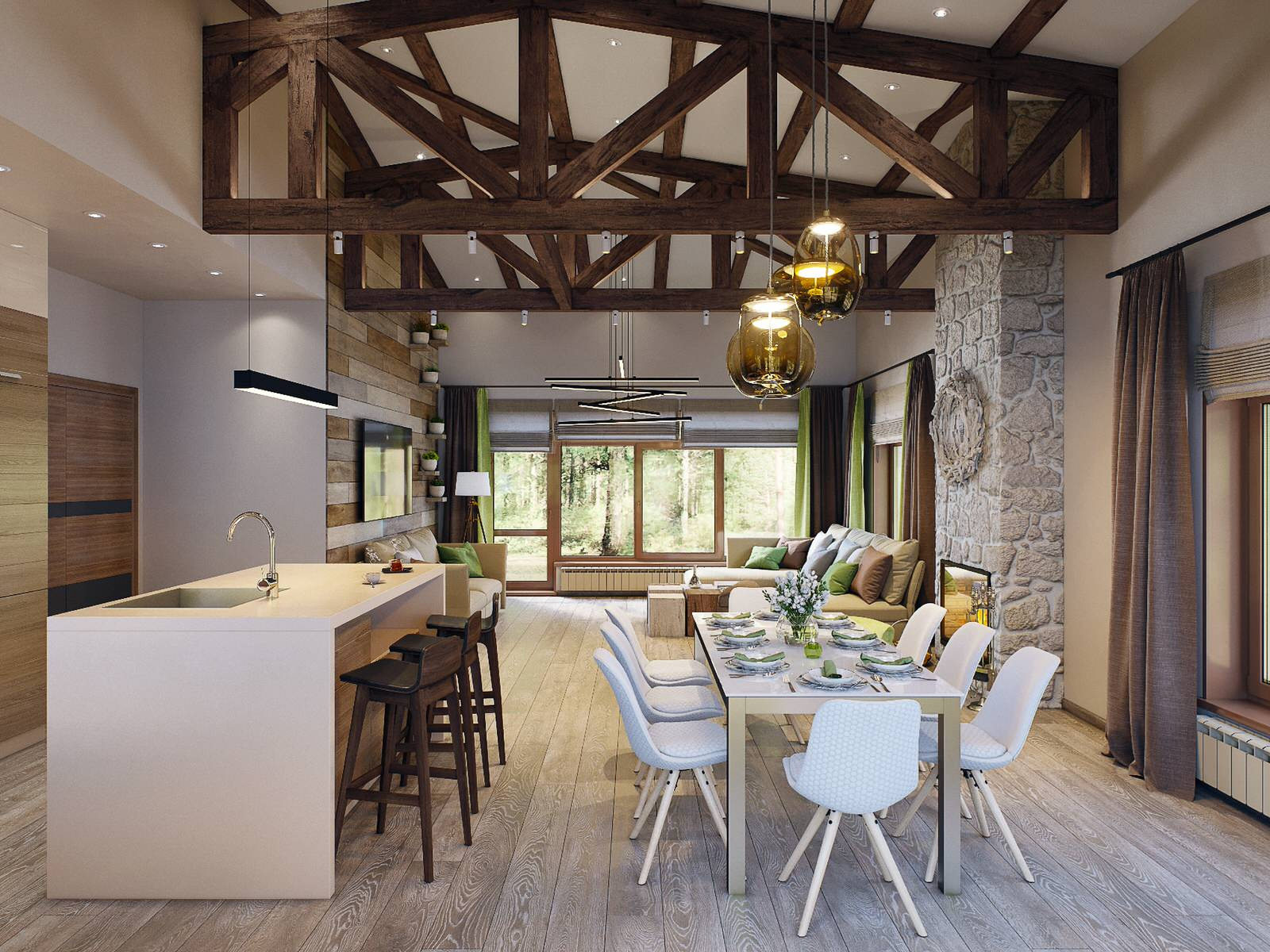 Кухня - гостиная