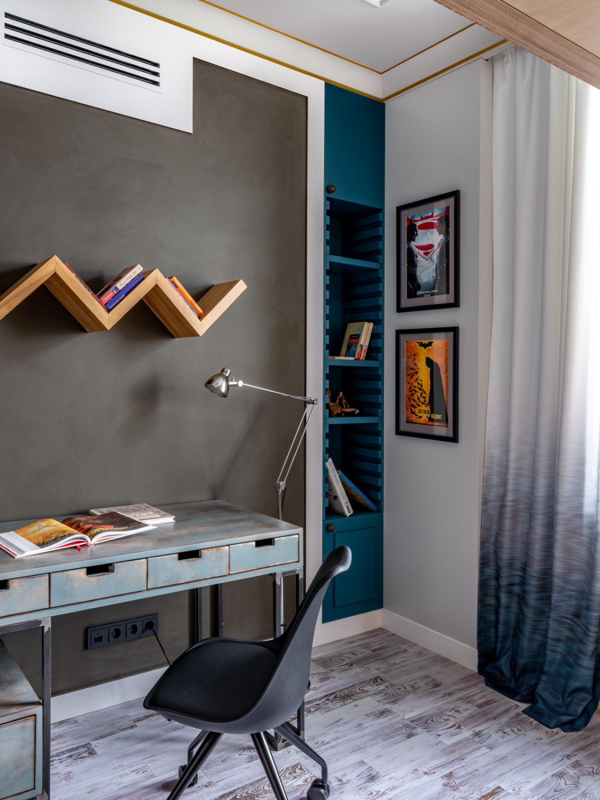 Houzz тур: Эклектичный лофт в «сталинке»