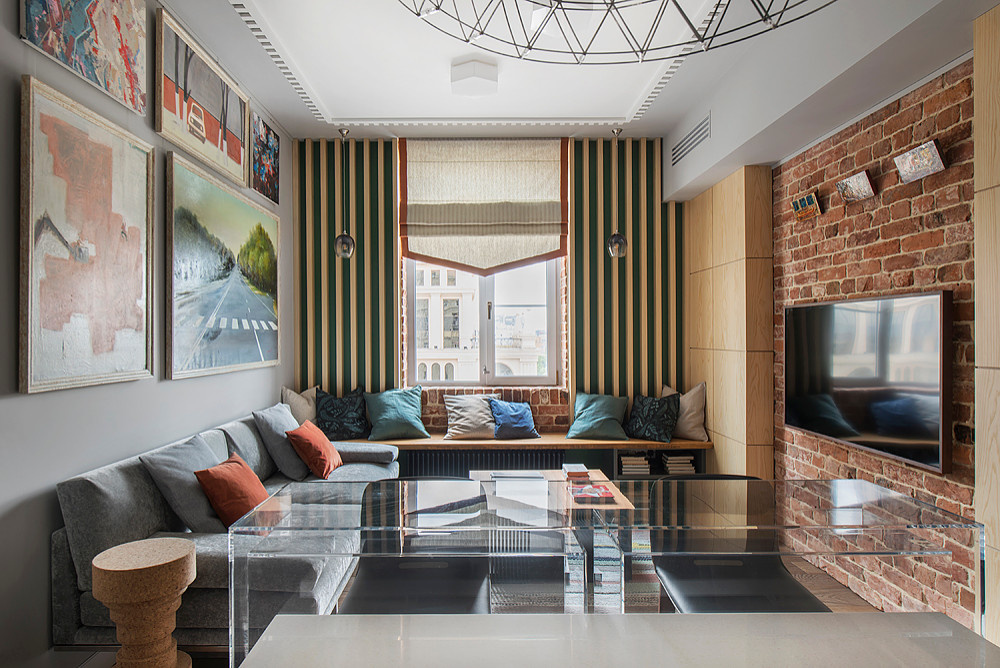 Houzz тур: Эклектичный лофт в «сталинке»