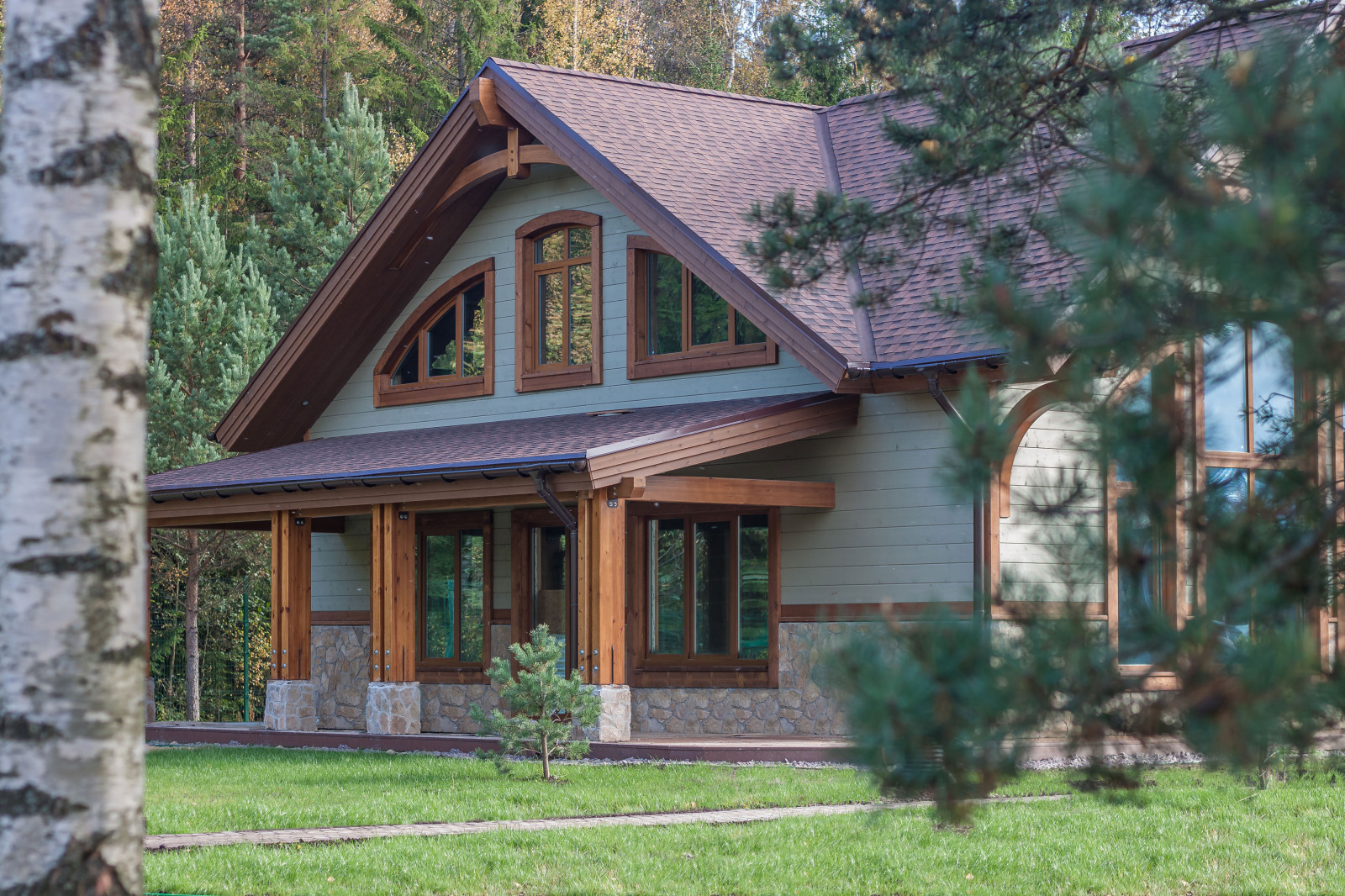 Дом по технологии Timber Frame