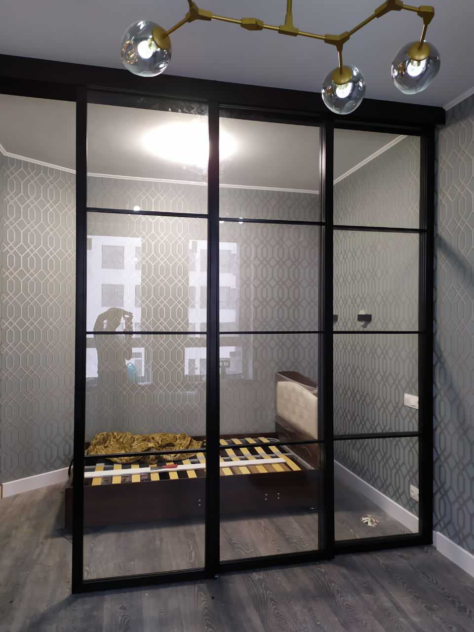 Loft перегородка раздвижная телескопического открывания