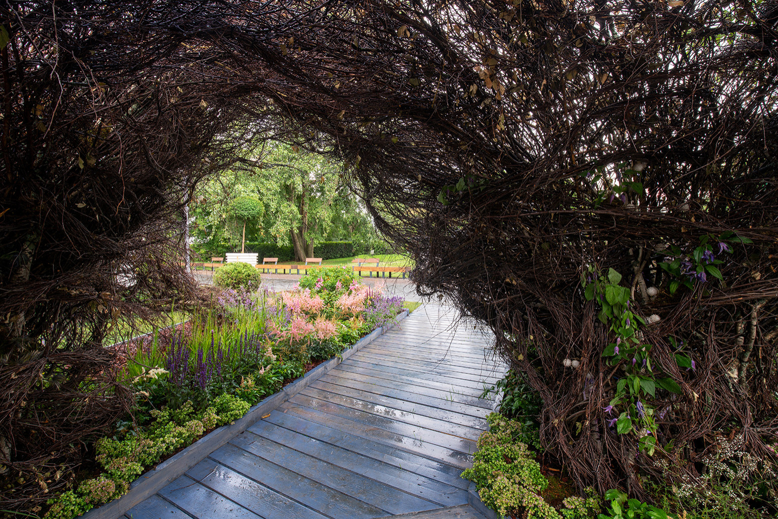 Проект недели: Сад «Декорации Метерлинка» на выставке в Москве