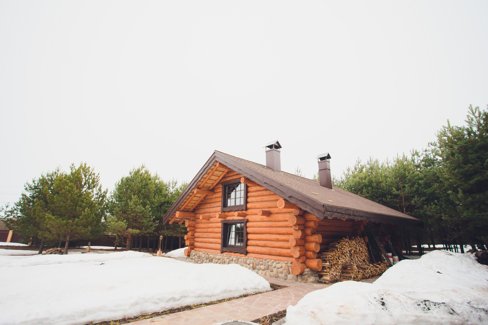 Проект коттеджа и ландшафта в Подмосковье "под ключ"