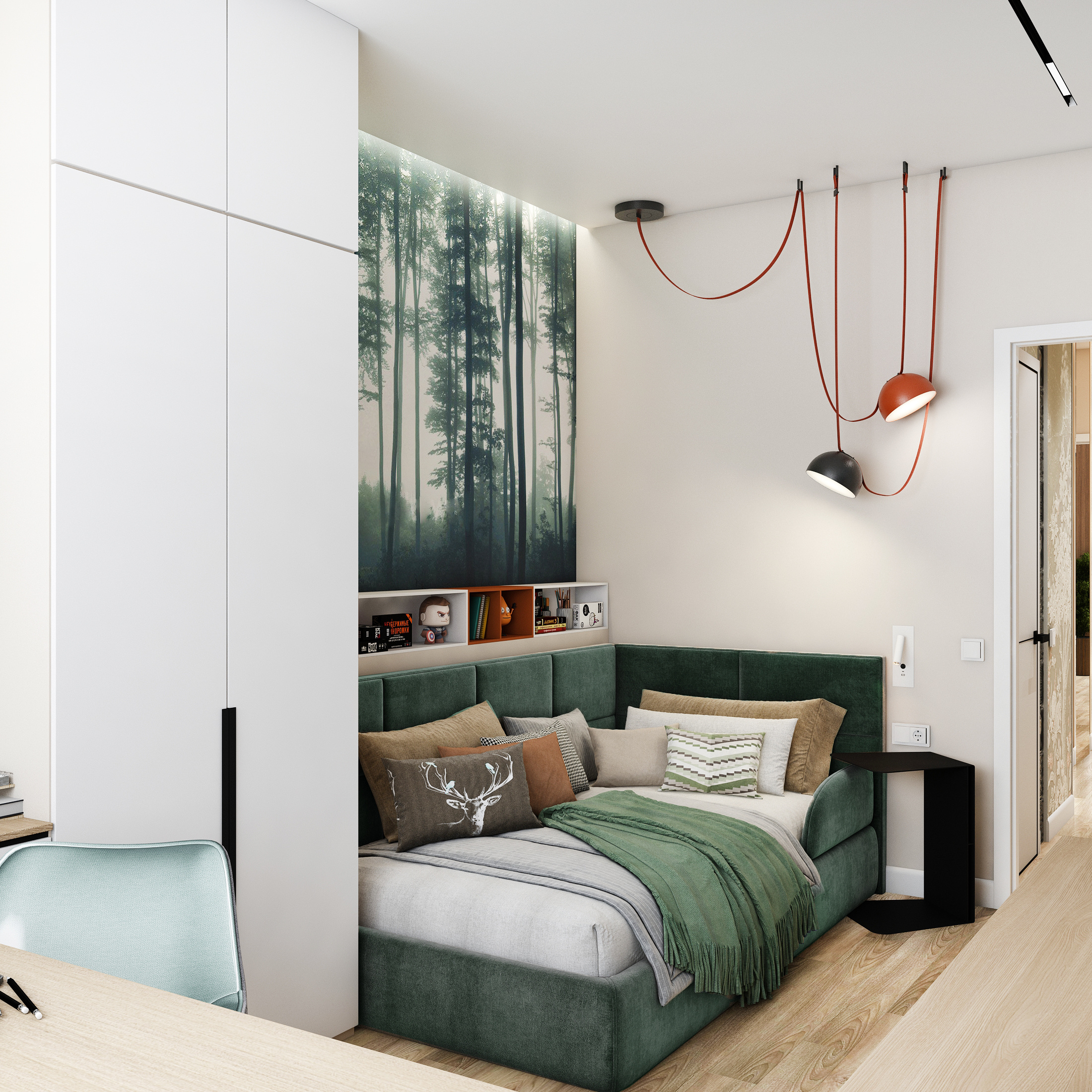 Комната для мальчика в ЖК Первый на Правом