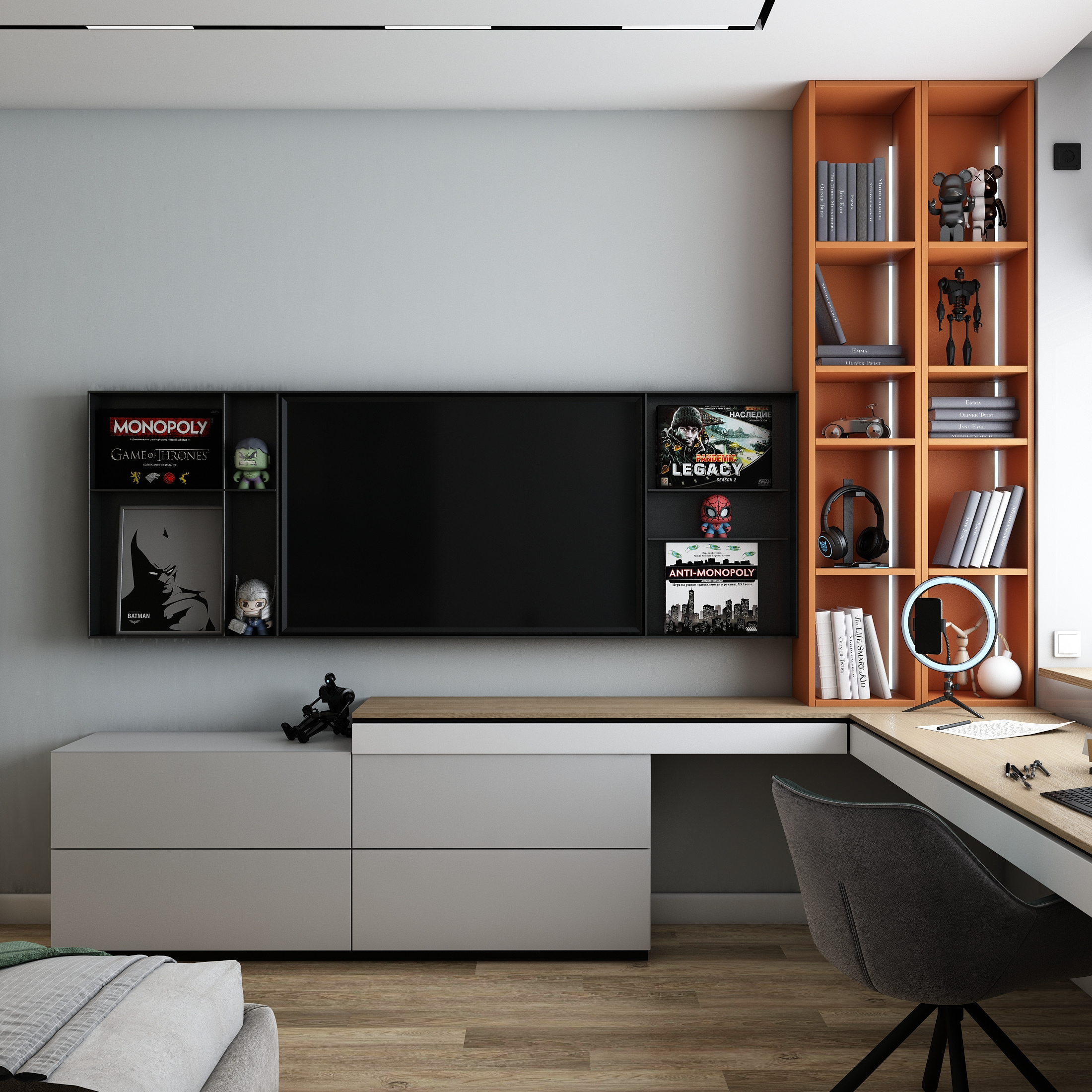 Комната для мальчика в ЖК Первый на Правом