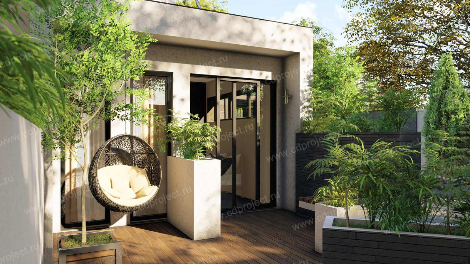 Дом в стиле хай тек