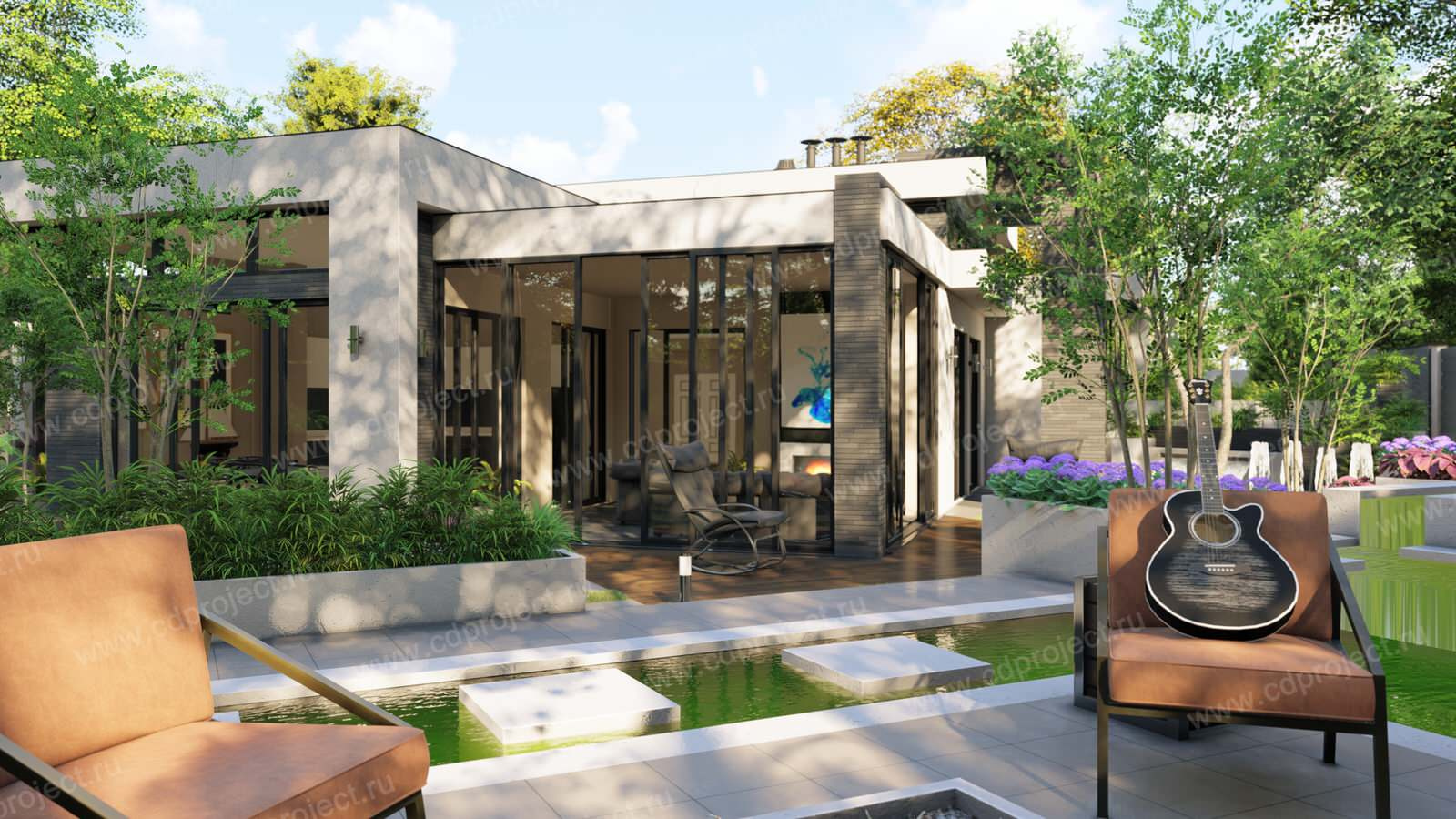 Дом в стиле хай тек