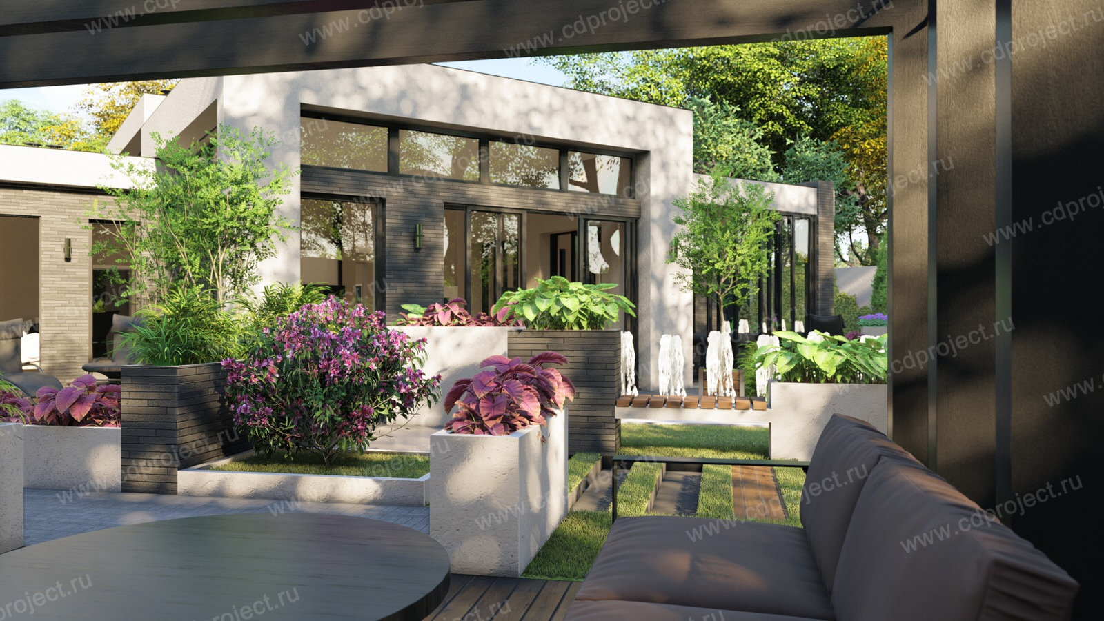 Дом в стиле хай тек