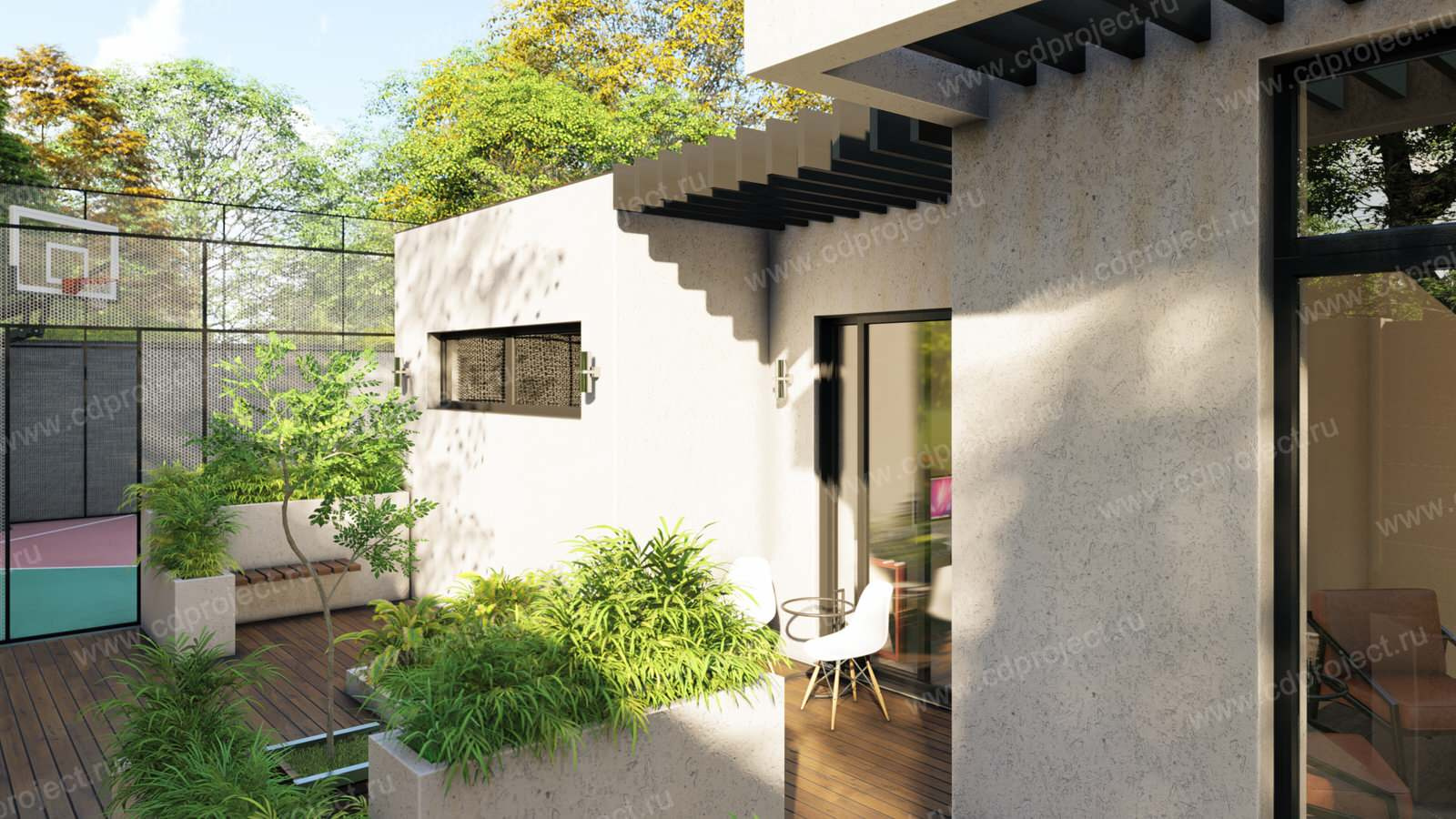 Дом в стиле хай тек