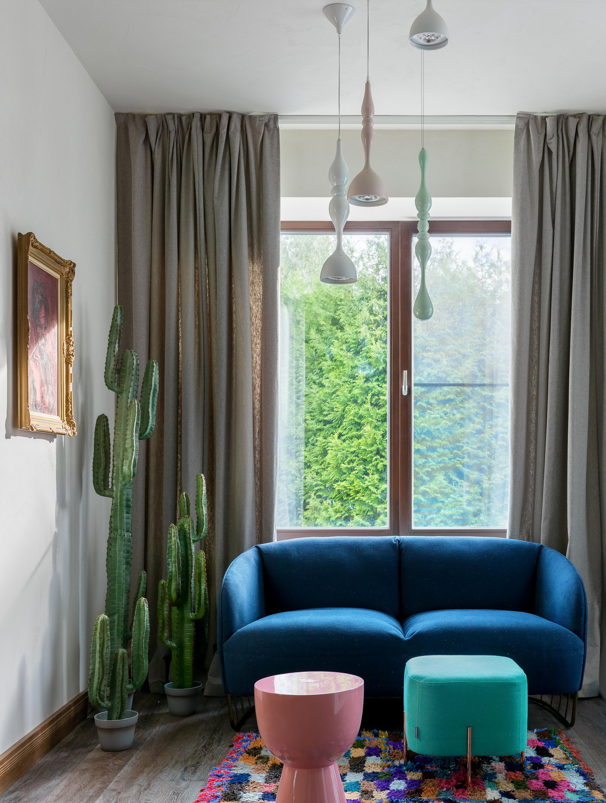 Гостевая спальня. Деталь. Загородный дом Шале