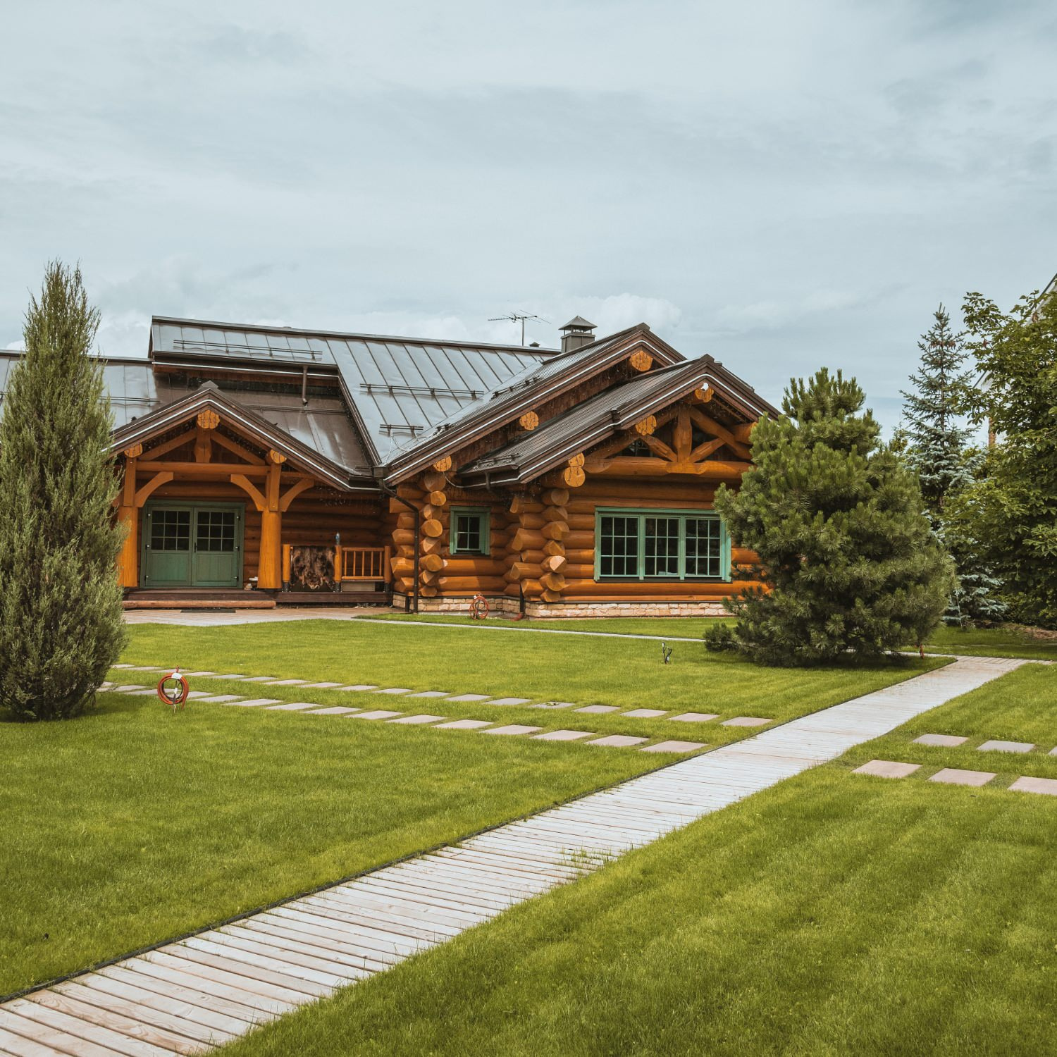 Вишера. Ландшафтные работы