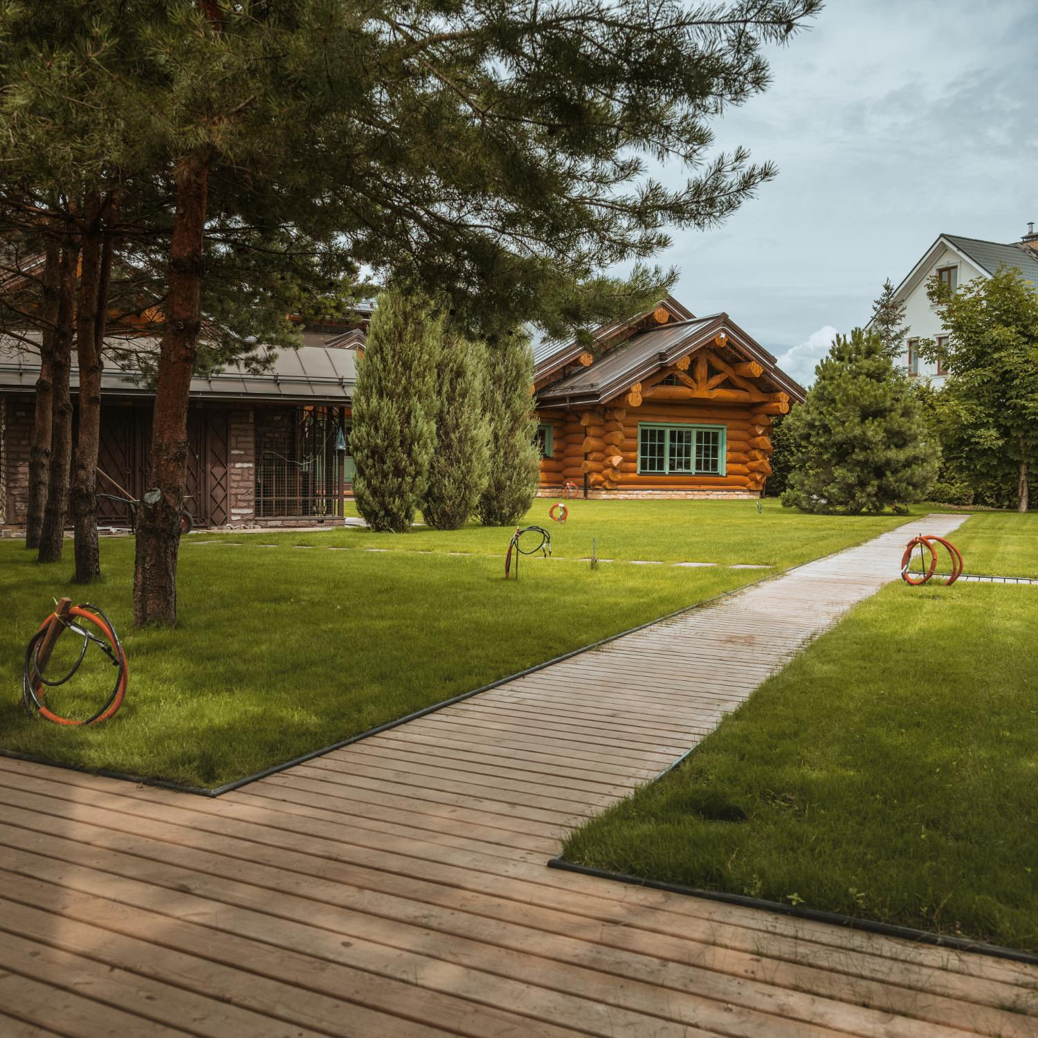 Вишера. Ландшафтные работы