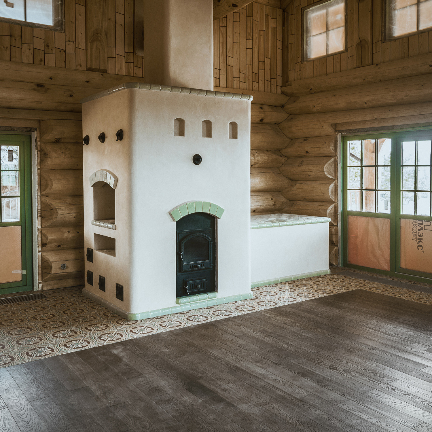 Детали. Печь на проекте Вишера