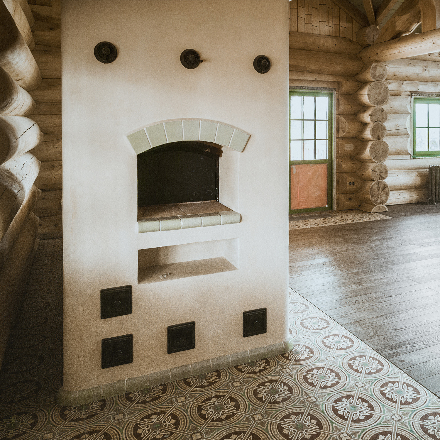 Детали. Печь на проекте Вишера