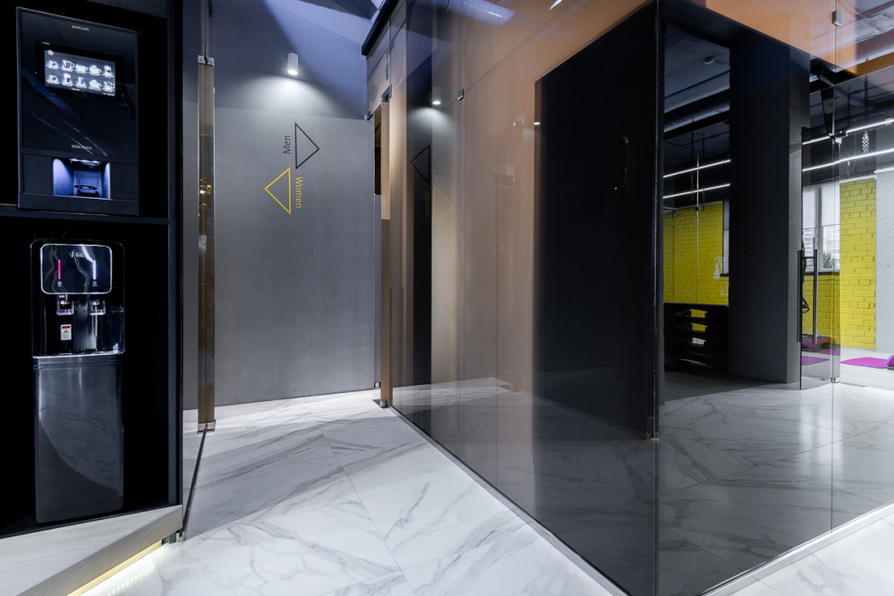 Дизайн интерьера фитнес центра.